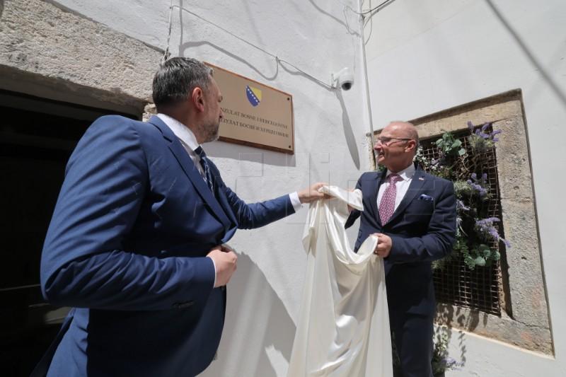 Grlić Radman i Konaković otvorili počasni konzulat BiH u Zadru