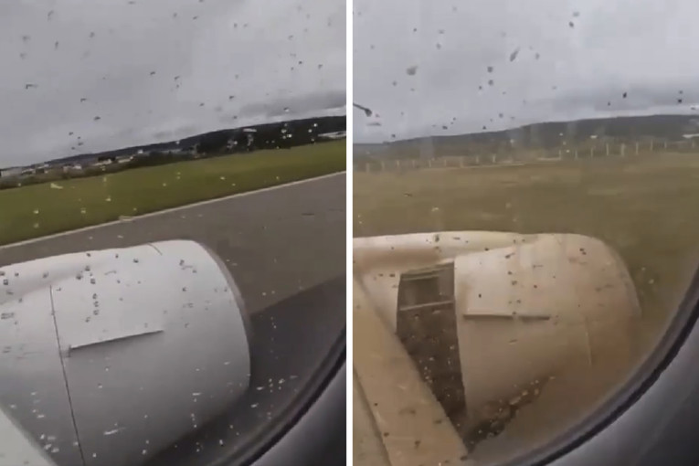 VIDEO Putnici snimili trenutak kad je zrakoplov izletio s piste u Splitu