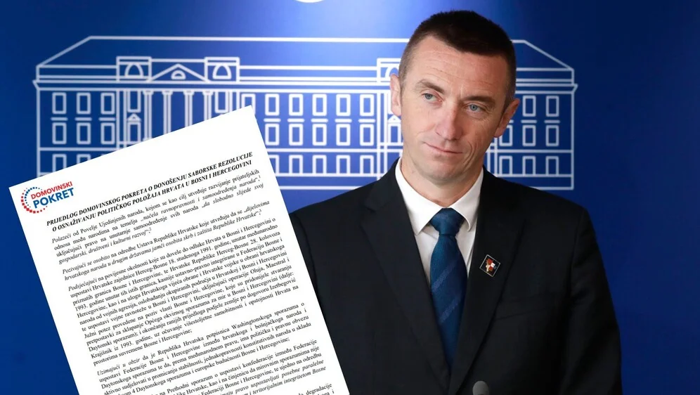 Evo što sadrži Rezolucija Domovinskog pokreta o osnaživanju položaja Hrvata u BiH