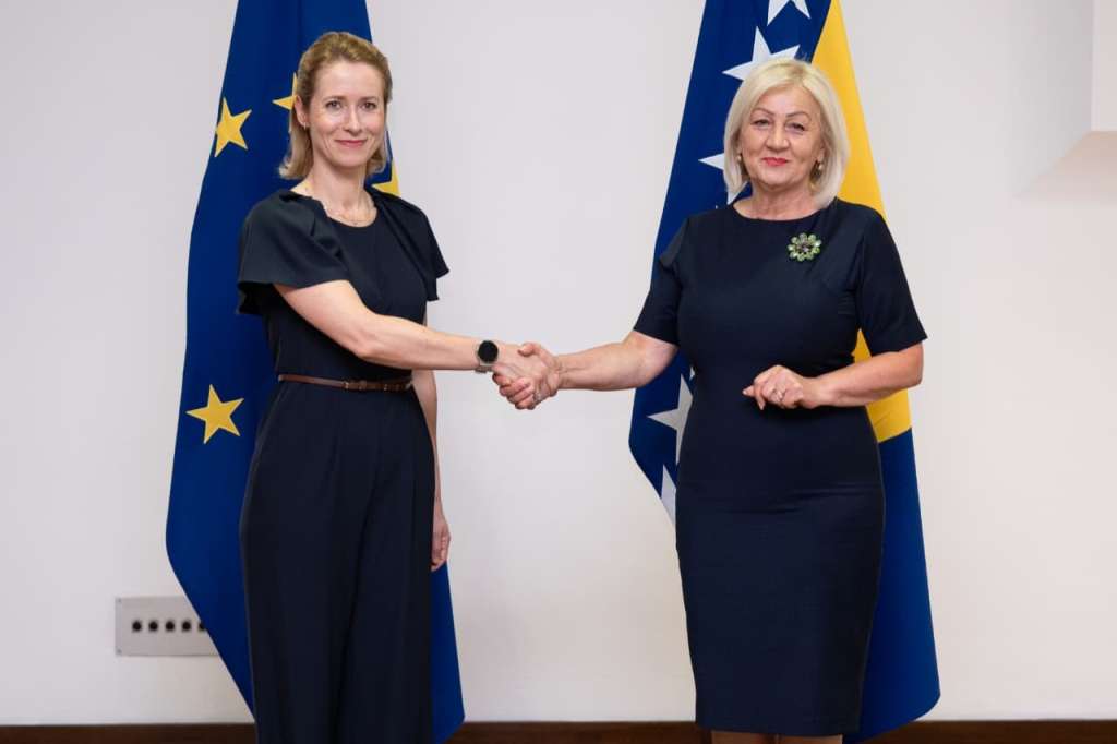 KRIŠTO S KALLAS: BiH treba napraviti još nekoliko koraka za službeni početak pregovora KRIŠTO S KALLAS: BiH treba napraviti još nekoliko koraka za službeni početak pregovora