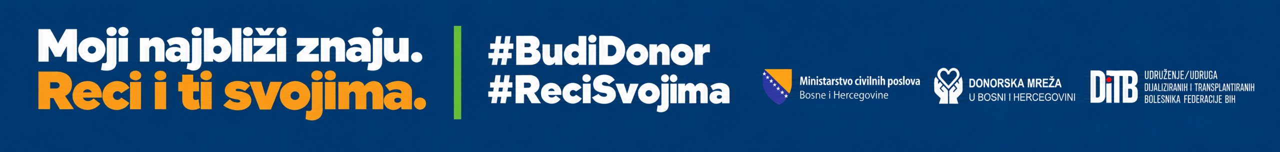 Budi donor - Reci svojima